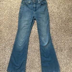 Levi's 726 Women's Hi Rise Flare Jeans Light Wash Size 26x32